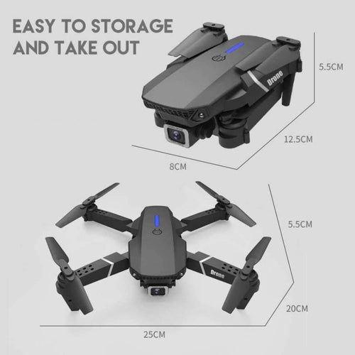 4K FULL HD DRONE DUAL CAMERA WITH REMOTE CONTROL (Free COD) (1-Year Warranty) (100% Customer Satisfaction 😍) Imported From Dubai
