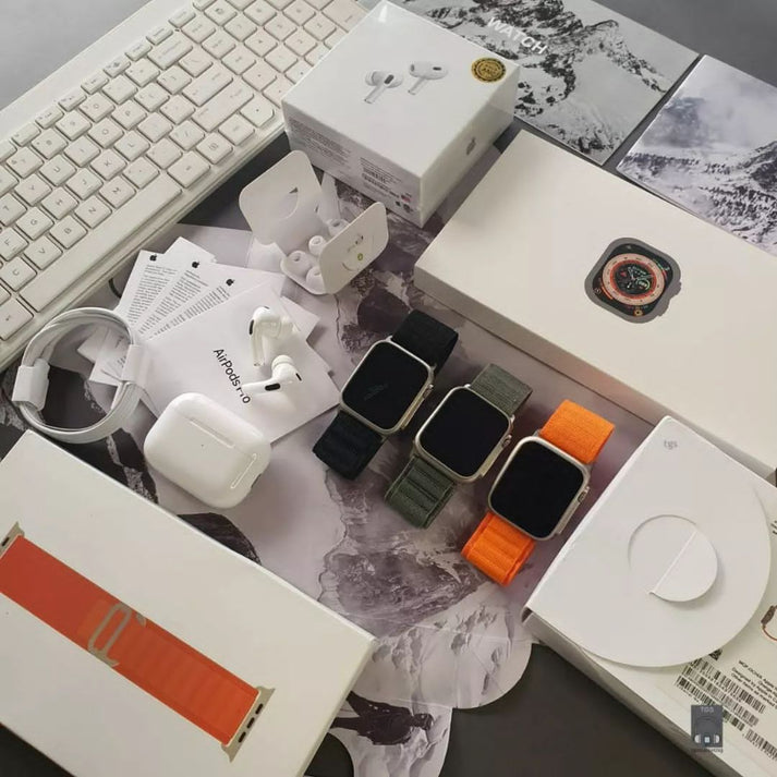 Apple Logo Watch Ultra & Airpods PRO Gen 2