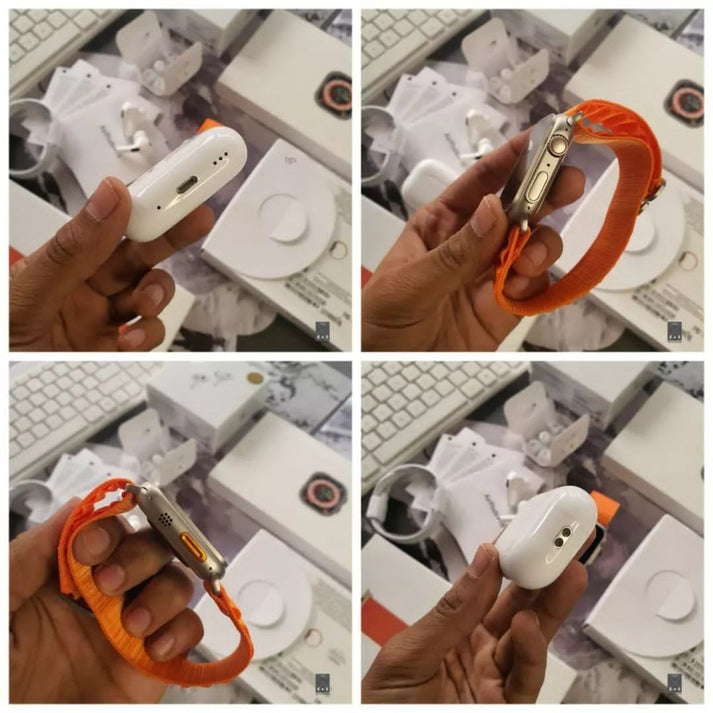 Apple Logo Watch Ultra & Airpods PRO Gen 2