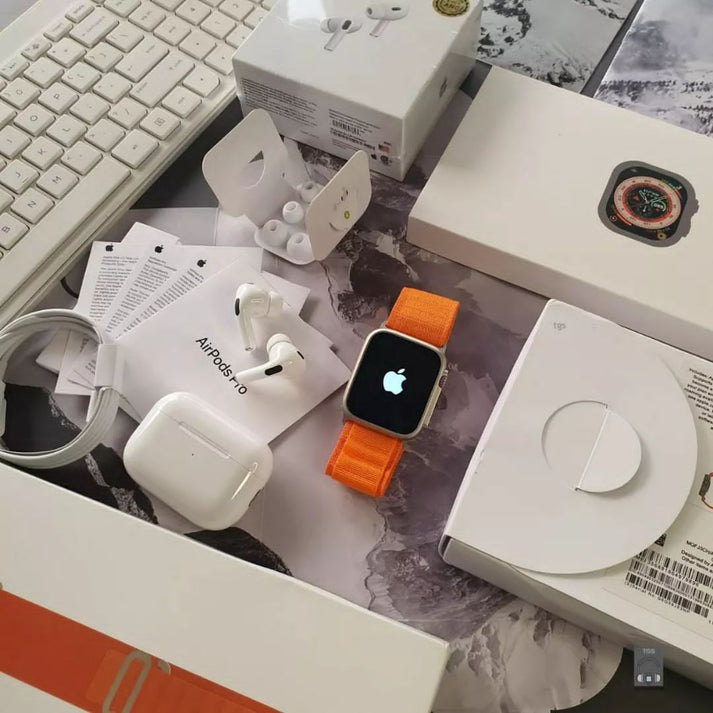 Apple Logo Watch Ultra & Airpods PRO Gen 2