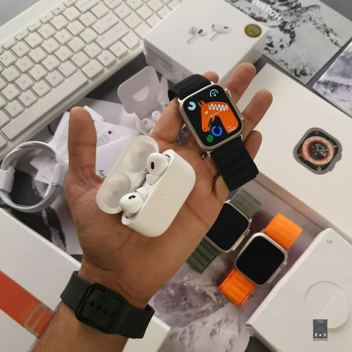 Apple Logo Watch Ultra & Airpods PRO Gen 2